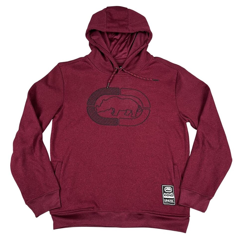 Ecko Unltd‎ Mens Red Rhino Hoodie Sz Medium